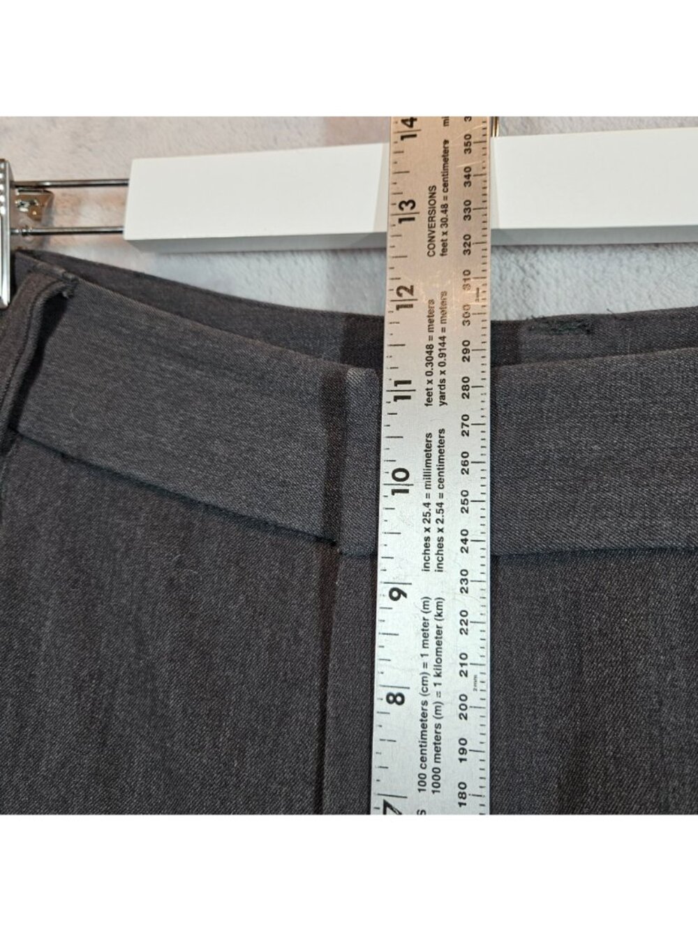 Christopher & Banks Gray Dress Pants Womens 14P Slacks Career Office date night - Picture 5 of 12